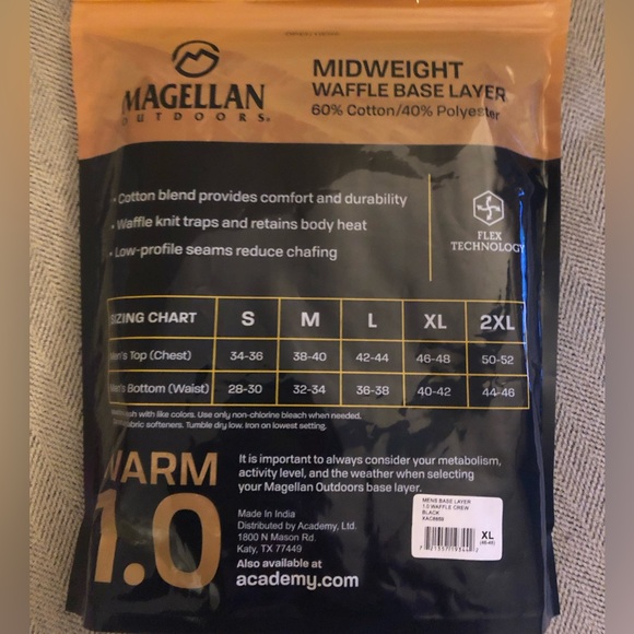 Magellan Outdoors Thermal NWT - Picture 2 of 2